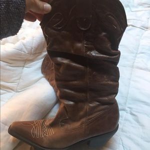 Steve Madden slouchy cowboy boot